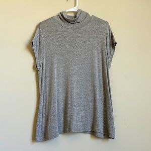CAbi - Heather Gray Turtleneck Tee